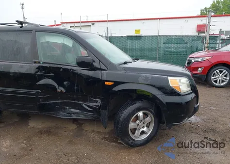 2007 Honda Pilot Ex-L z USA, uszkodzony, nr VIN 2HKYF18577H500726